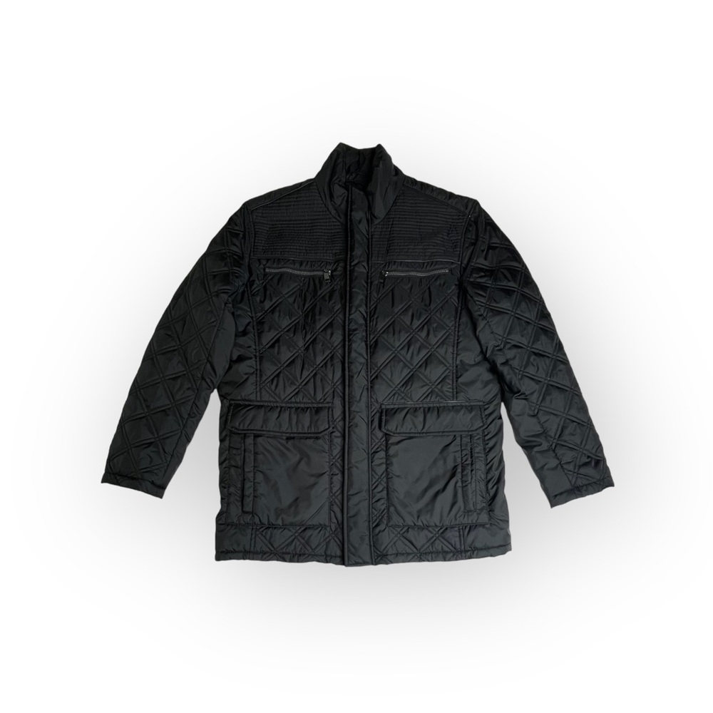 Andrew Marc 𖤗 Fulton Quilted Lightweight Puffer Zip Field Jacket 𖤗 Black 𖤗 L - Picture 2 of 16